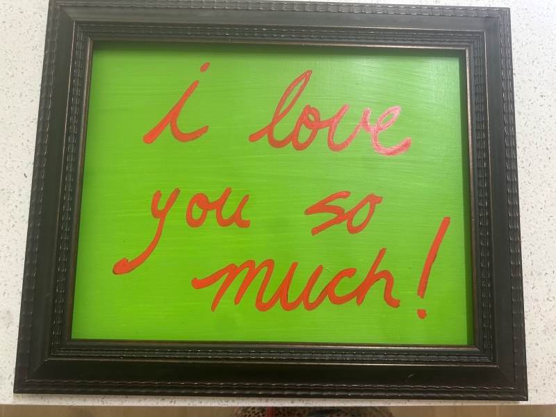I love you so much 3 by artist Teresa Green